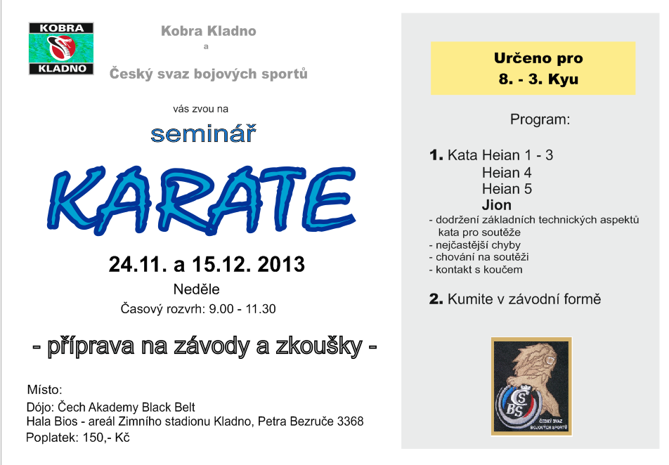 Karate Seminář