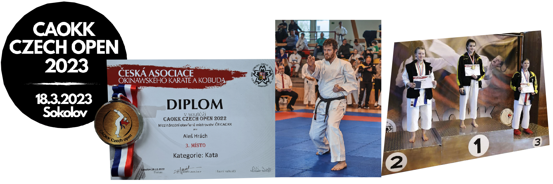 Otevřené Mistrovství ČR - Czech Open Karate ČAOKK 2023 – 18. 3. Sokolov